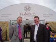 Jon Kitching and David Brown at the 2009 opening of Beckworth